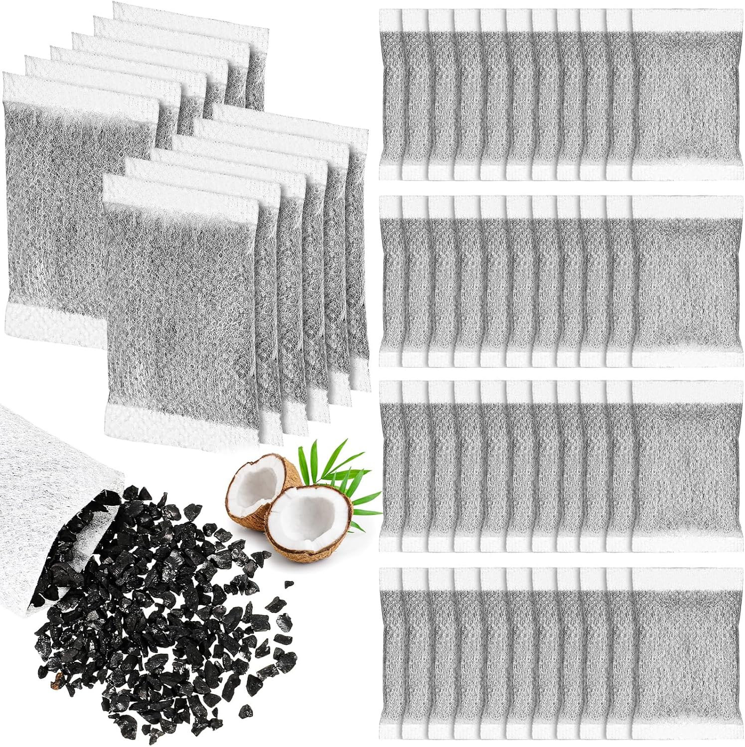 100 Pcs Activated Charcoal Water Filter Coconut Shell Distiller gallery
