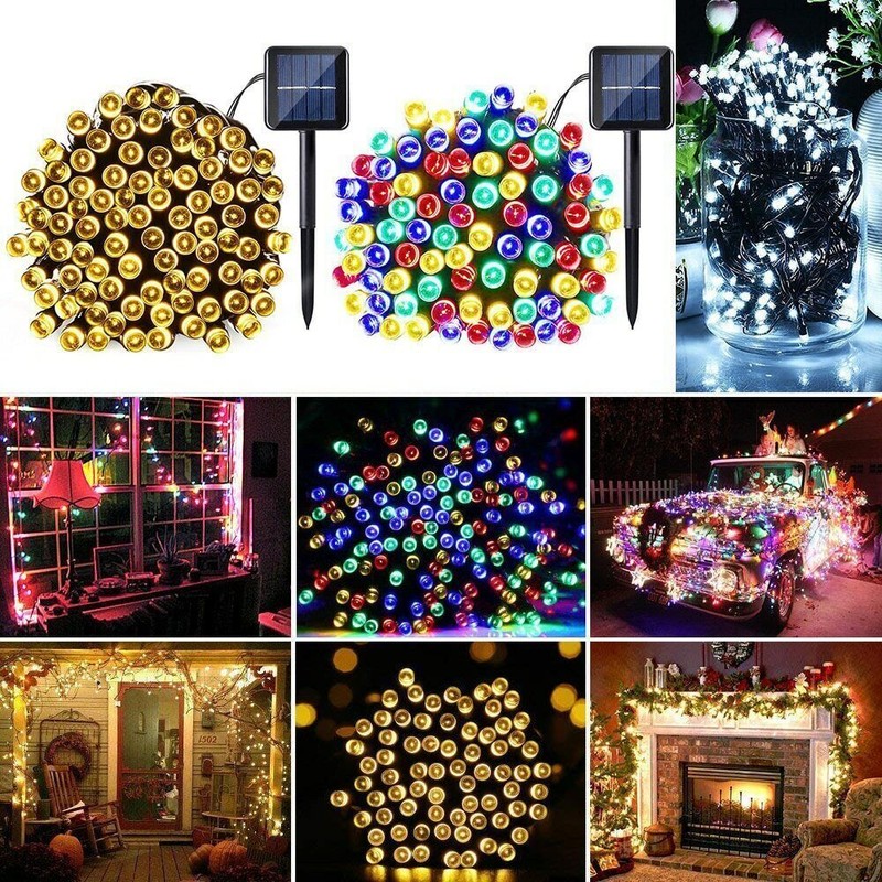 Solar Powered String Lights Outdoor Garden Decor Yard Landscape Xmas Fairy Light gallery