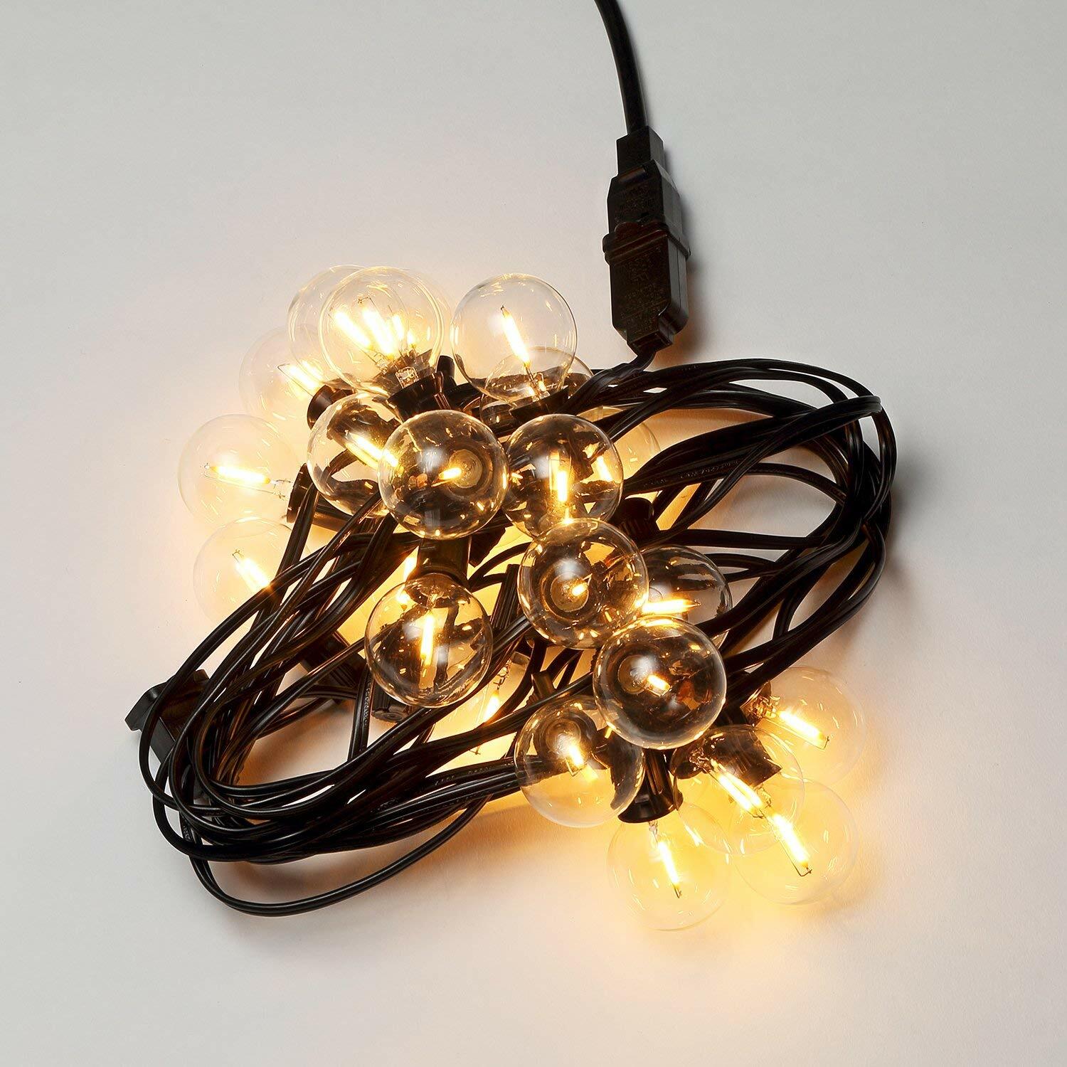 Clear G40 Globe LED Bulbs Dimmable for Outdoor String Light Bulbs Replacement gallery