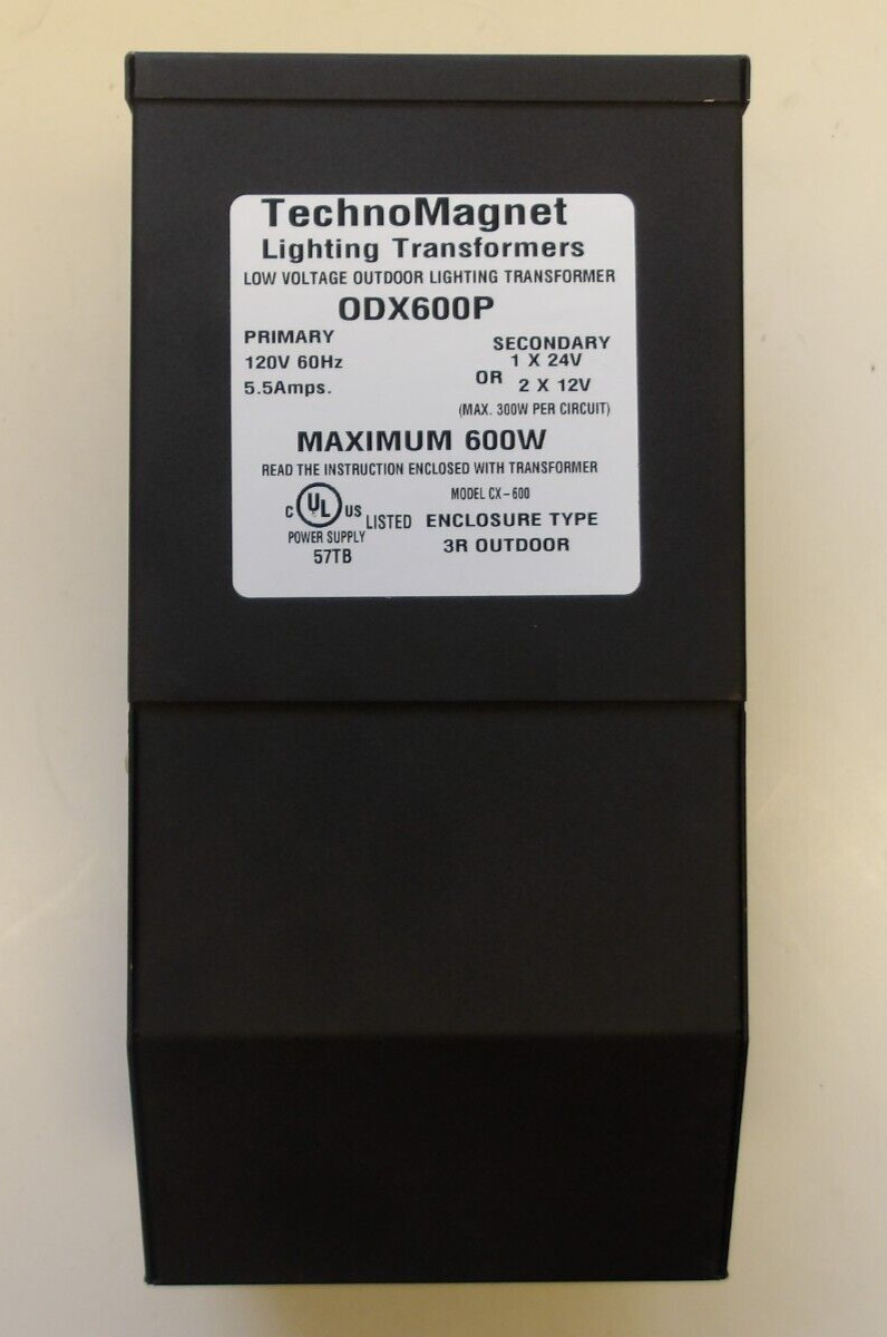 TECHNOMAGNET P/N: ODX600P 600W 120V 60Hz OUTDOOR LIGHTING TRANSFORMER gallery