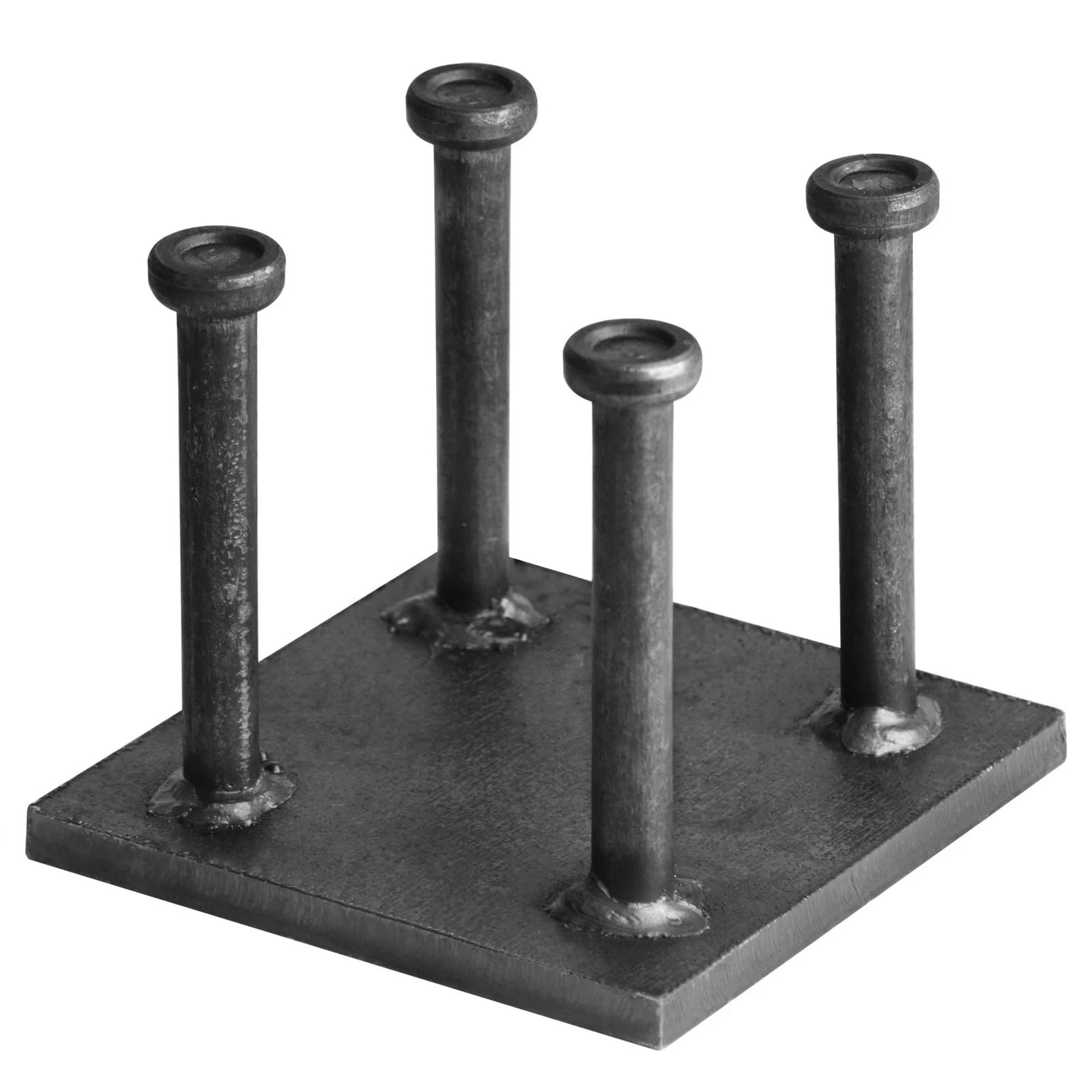 2 Pack 5" x 5" Concrete Embeds Plate, Steel Weld On Square Base Anchor Plate,... gallery