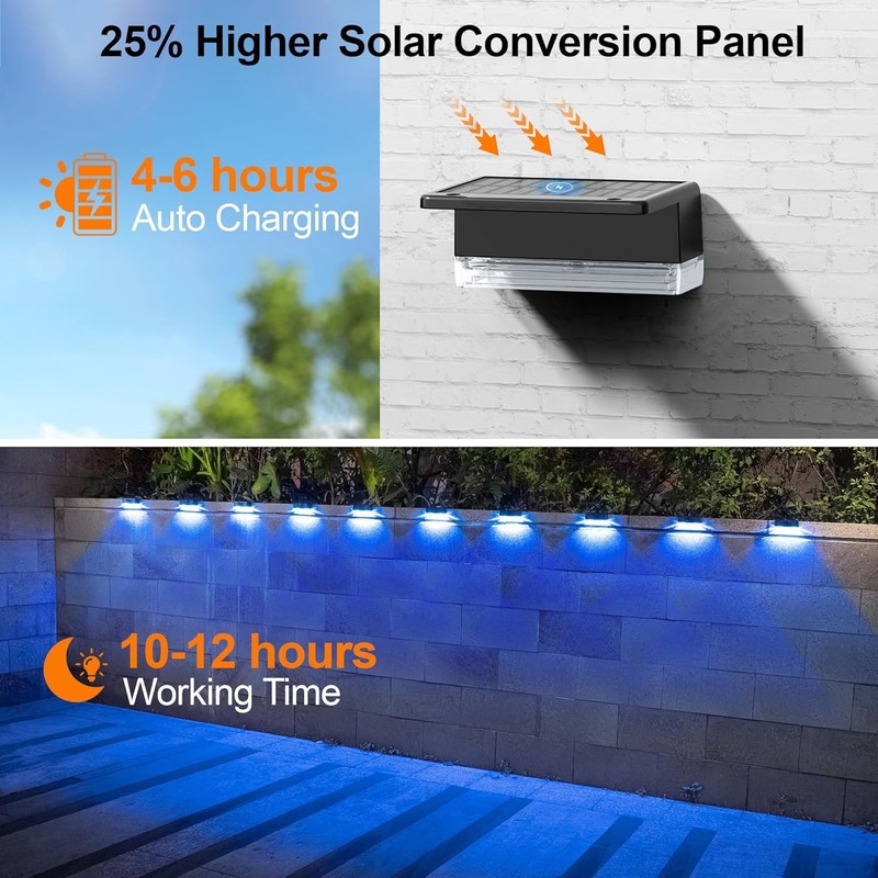 2 PACK Outdoor Solar Hanging Light Garden Portable Camping Motion Sensor Lamp gallery