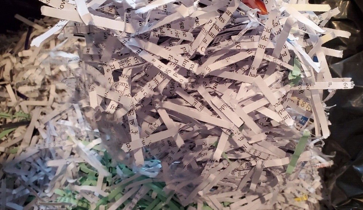 Shredded Cross Cut Paper For Packing, Bedding,Compost (You Pick) gallery