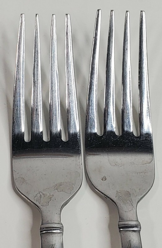 Salad Fork Farberware 2 Count Flatware 6.75 inch Stainless 18/0 gallery