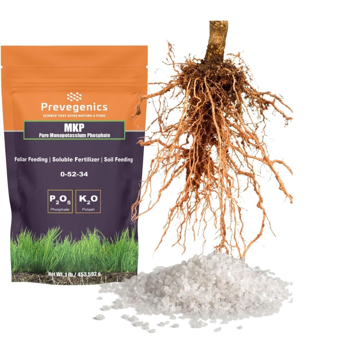 Monopotassium Phoshpate Fertilizer | Highly Water Soluble | 0-52-34 1 Pound gallery