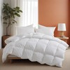100% Goose Feather Comforter, 300TC 100% Cotton Cover King or Queen Bed Blanket gallery