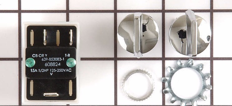 NEW GR TRASH COMPACTOR SELECTOR/START SWITCH PART NUMBER WC36X5008 or WC36X1001 gallery