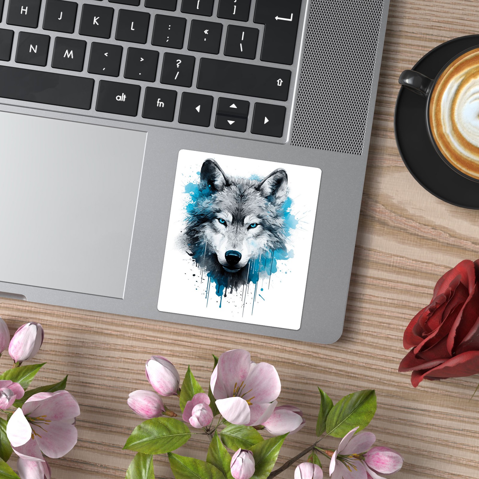 Wolf Coyote Head - Vinyl Decal Sticker - Car Window Laptop - ebn9832 gallery