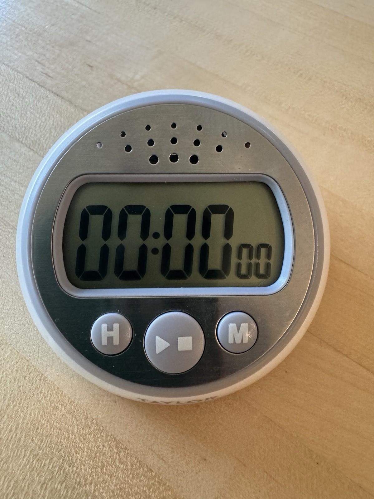Taylor Super Loud 95DB Digital Kitchen Cooking Timer Countertop White Silver gallery