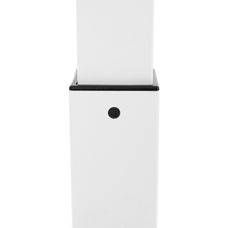 Adjustable Rolling Desk Height & Tilt 71-108 cm Portable Laptop Table White gallery