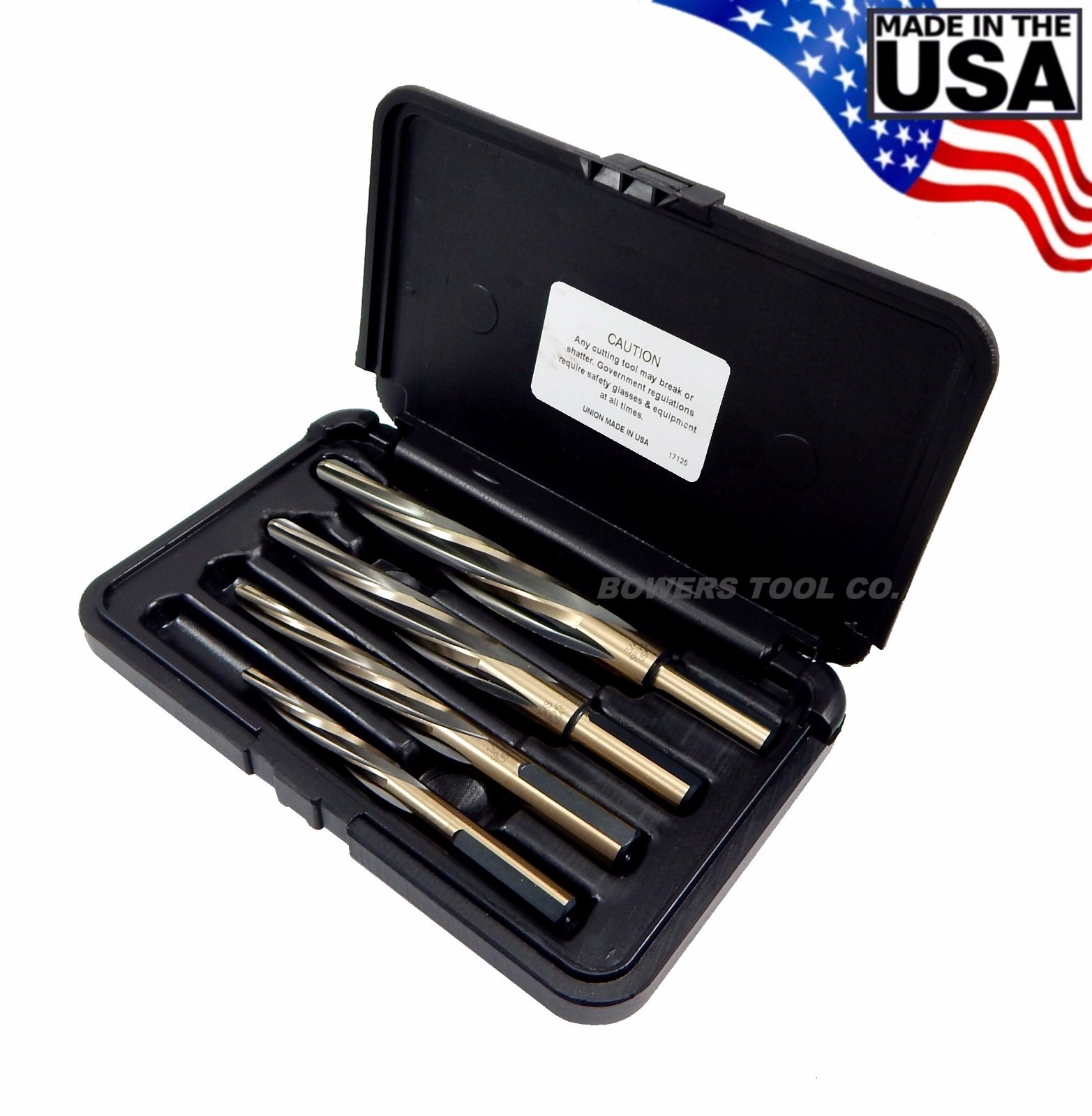 Norseman Hi-Tungsten Car Reamer Bit Set 4pc 3/8, 1/2, 5/8, 3/4" CR-4SP USA MADE gallery