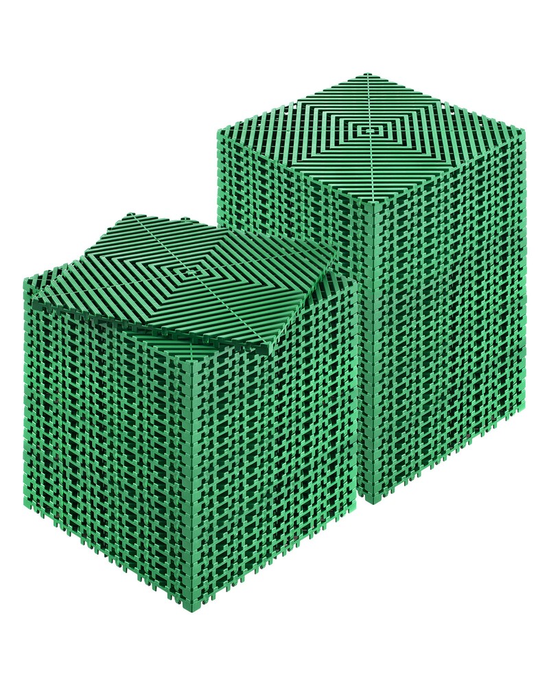 VEVOR Interlocking Drainage Mat Drainage Cushion 12” x 12” Modular Floor Tile
