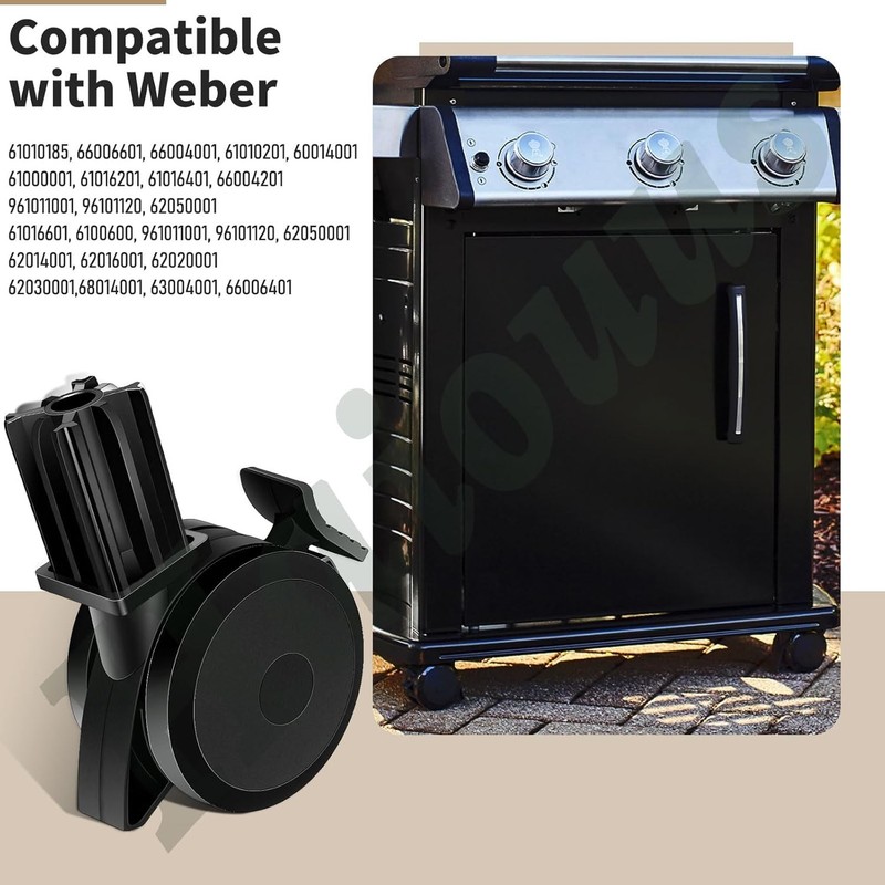 Pack 70360 Locking Caster with Insert for Weber Genesis E-310 Spirit Series 2009 gallery