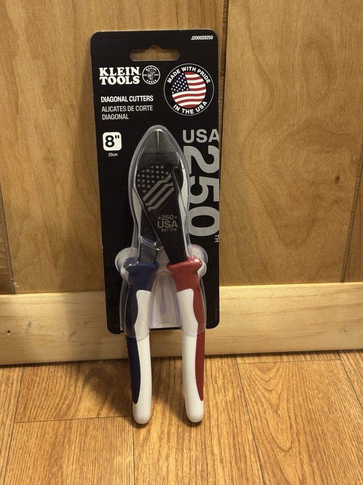 Klein Tools 250th Anniversary Diagonal Cutters Limited Edition J200028250 New