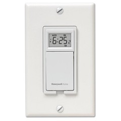Honeywell PLS730B1003 Programmable Wall Switch 120V, 20A, AC 7 Days EconoSwitch™