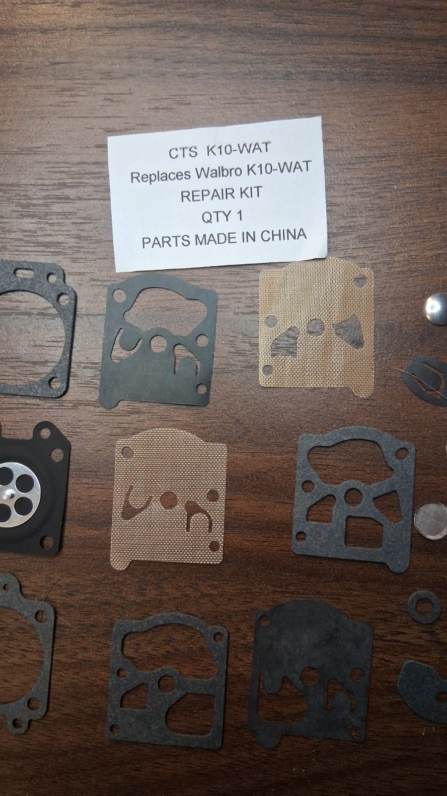 CTS K10-WAT WALBRO REPLACEMENT CARBURETOR REPAIR KIT FOR CHAINSAWS & MORE --A1 gallery