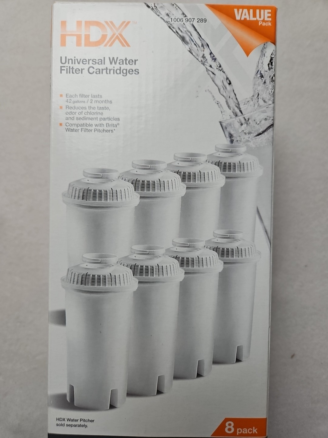 HDX Water Pitcher Replacement Water Filter Cartridges BPA Free gallery