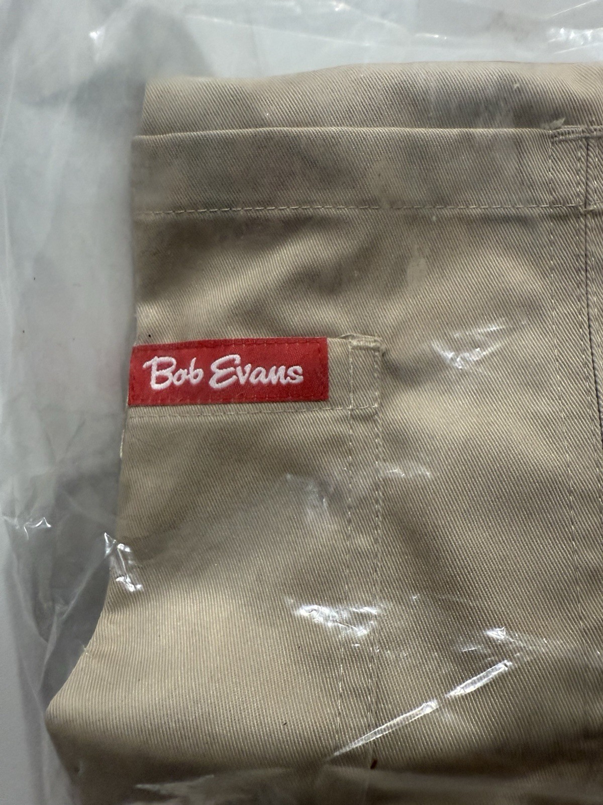Bob Evans' Employee Bib Apron for Servers Khaki New gallery