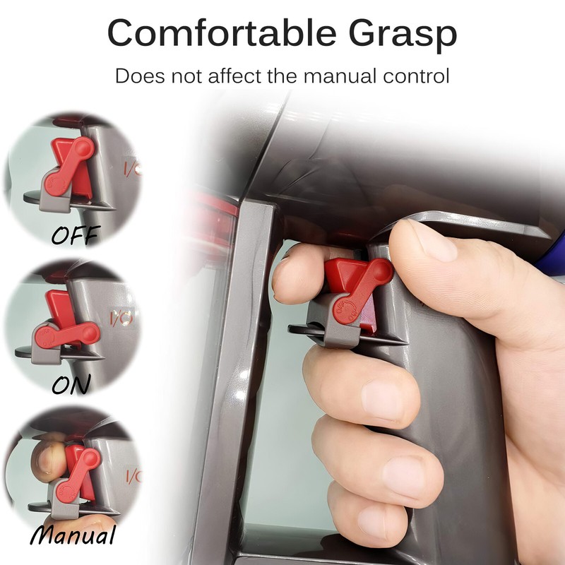 Trigger Lock Power Button Accessories Adapt For Dyson V6 V7 V8 V10 V11 Vacuum M gallery