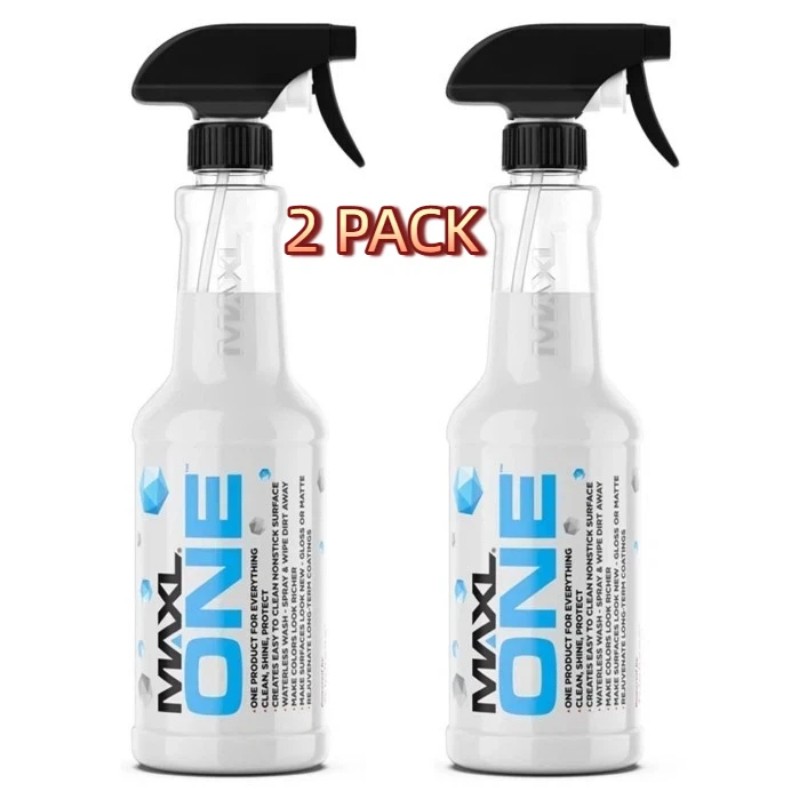 2 PACK MAXLONE Car Spray with Triphene, Quick Spray & Wipe All Purpose Waterless gallery