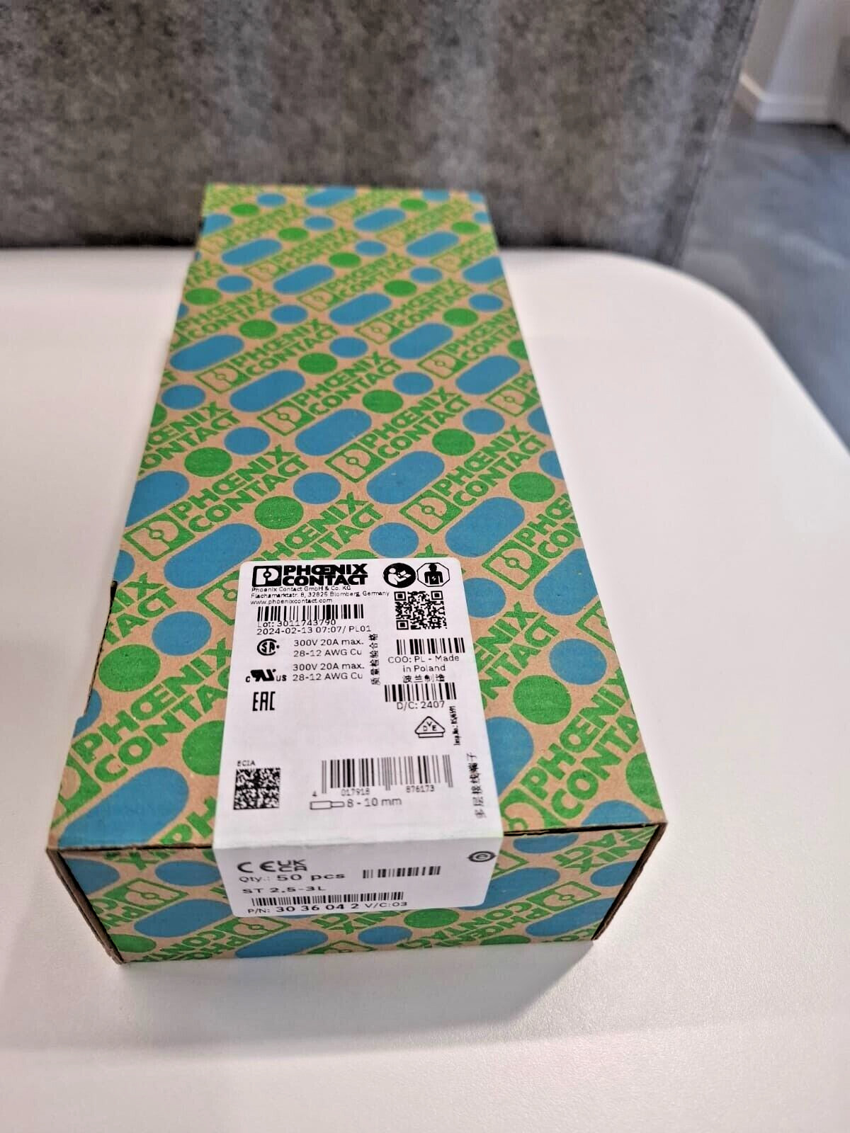 Phoenix Contact ST 2,5-3L Multi-level terminal block 3036042 BOX x 50p USA STOCK gallery