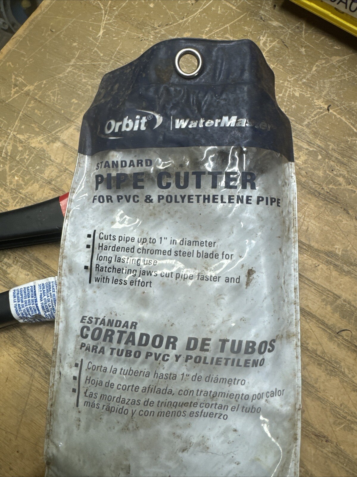 Orbit Water Master Pipe Cutter PVC/Polyethylene 1/2"-1" Pipe 26085 22JS2234-F21 gallery