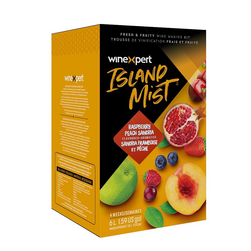 Island Mist Raspberry Peach Wine Making Ingredient Kit gallery