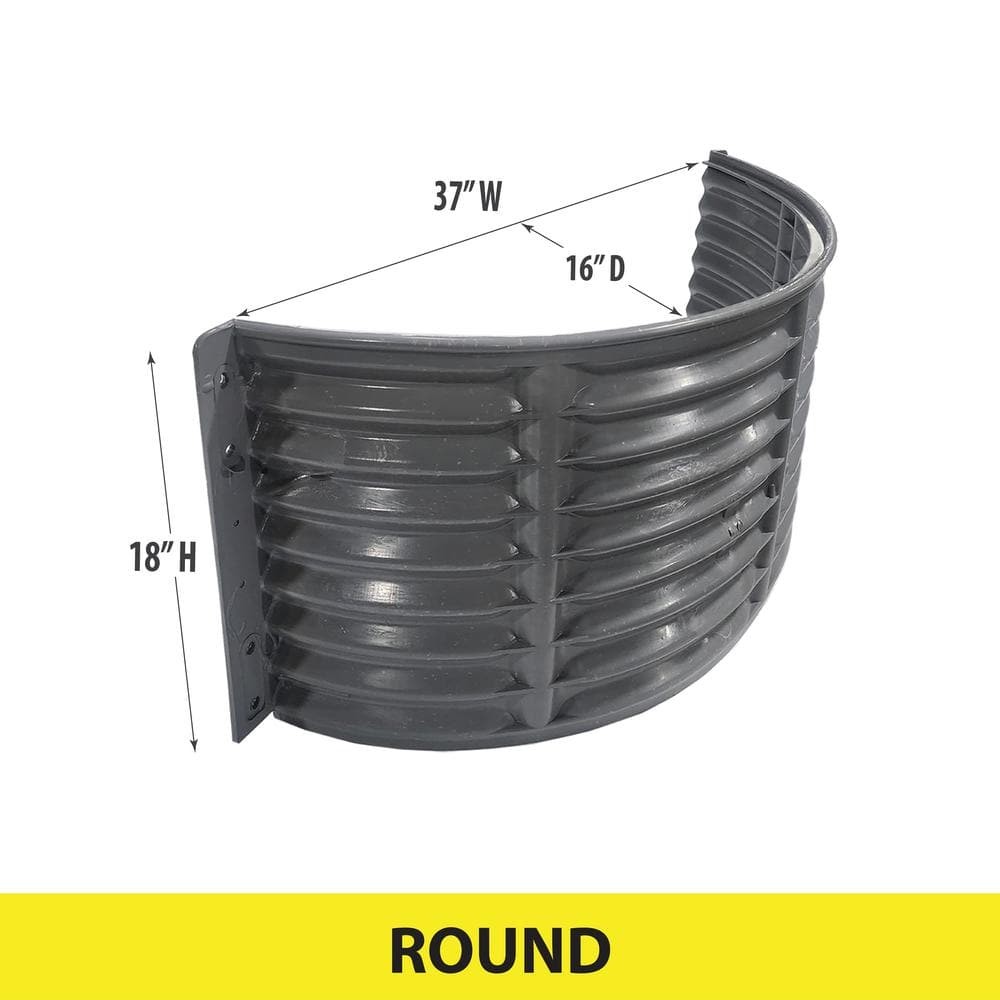 37 In. X 18 In. round Plastic Window Well gallery
