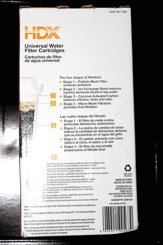 Compatible W/ Brita Pitchers 8-Pack Universal Water Filter Cartridges HDX F003 gallery