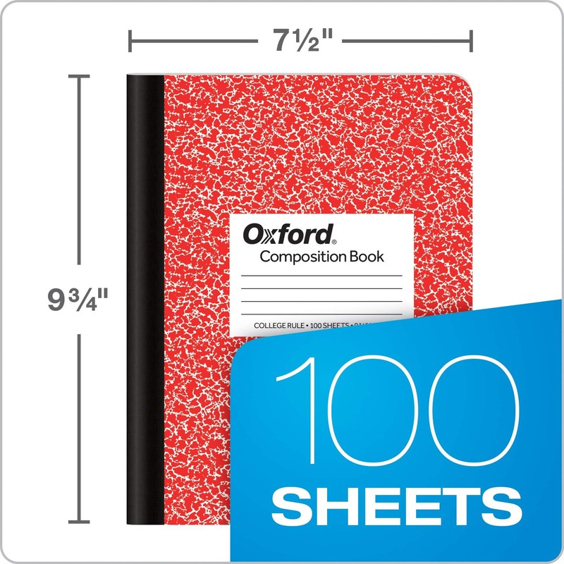 Composition Notebook 6 Pack, College Ruled Paper, 9-3/4 x 7-1/2 Inches, 100 S... gallery