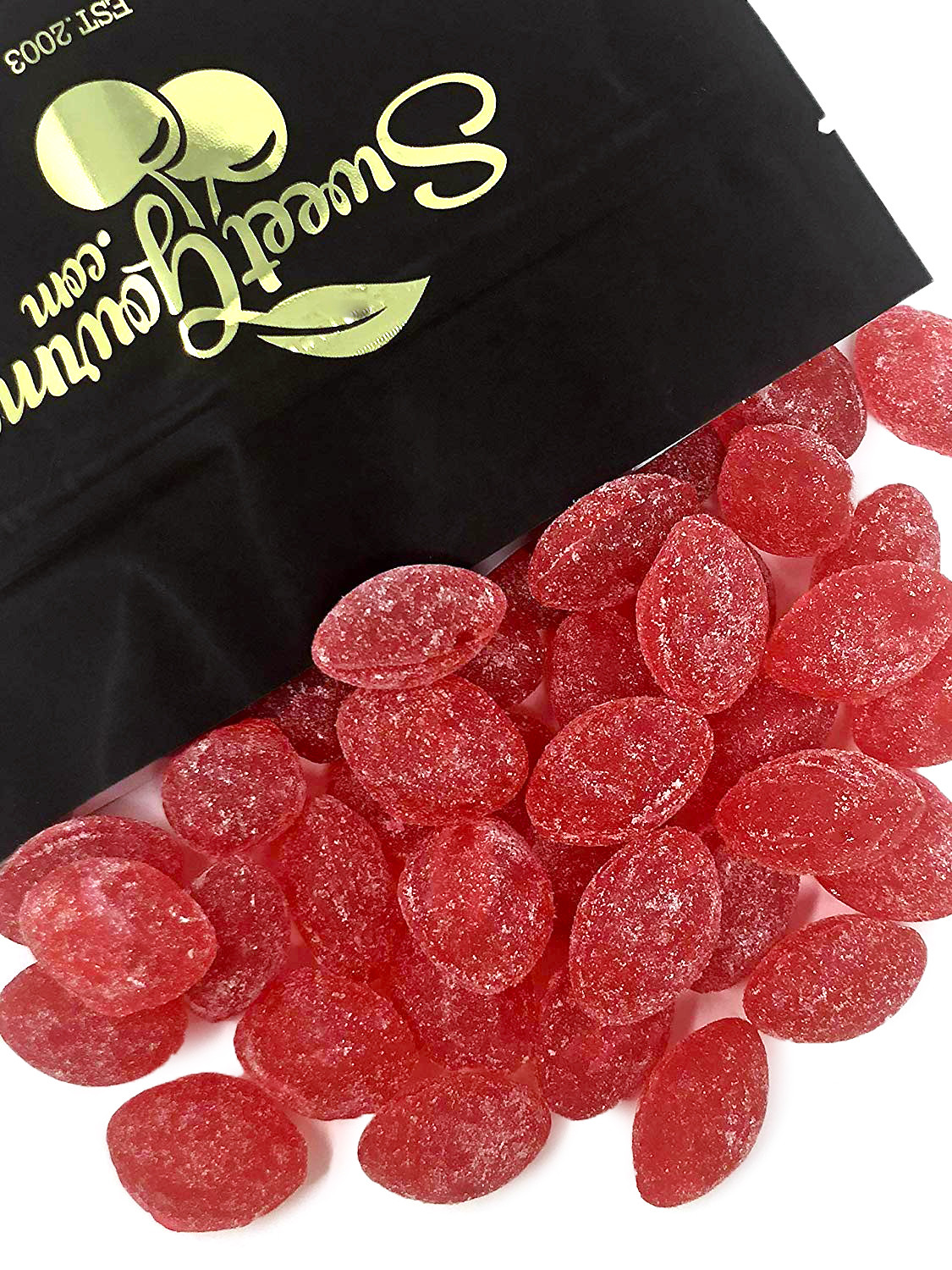 Cherry Natural Sanded Candy Drops | Claeys Old Fashioned Hard Candy Bulk gallery