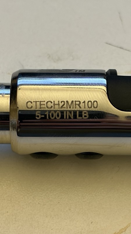 Snap-on CTECH2MR100 ControlTech Industrial Micro Torque Wrench 3/8” 5-100 in-lb gallery