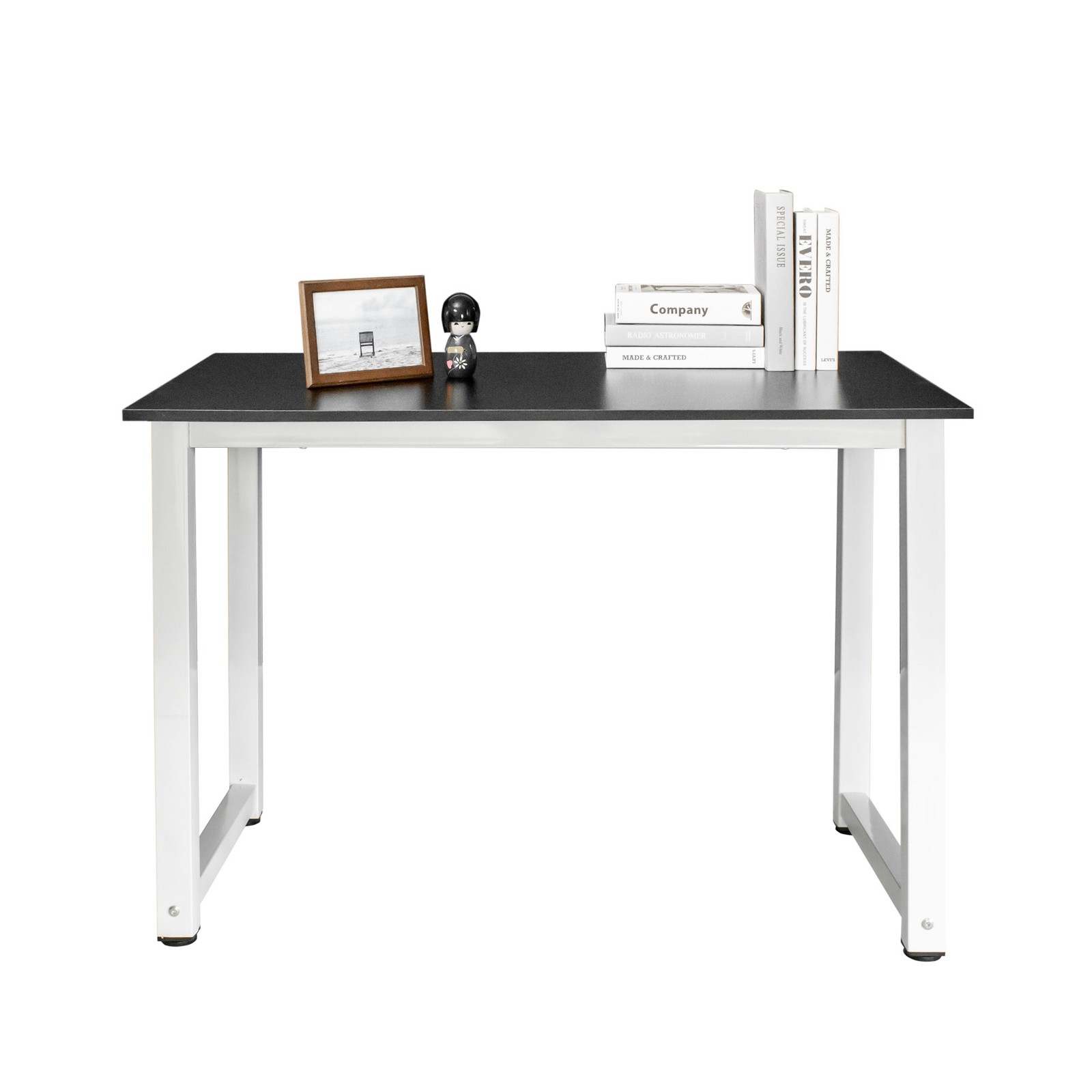 110cm Decent High Strength Wooden Computer Desk Black gallery