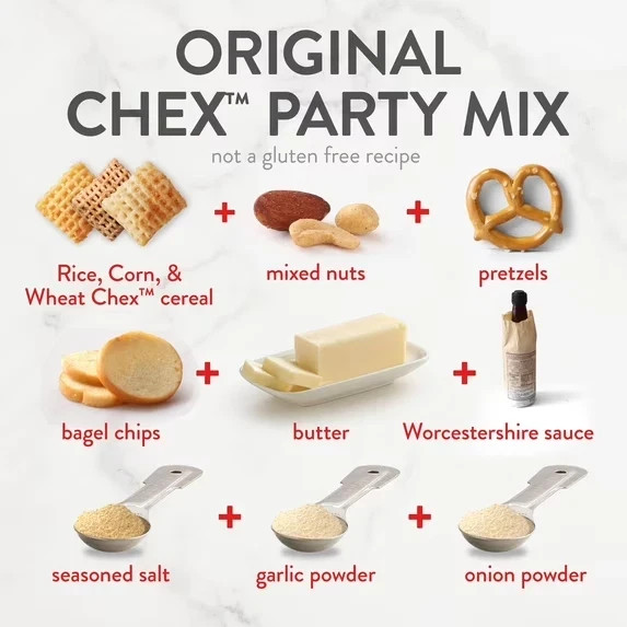 Wheat Chex Breakfast Cereal, Homemade Chex Mix Ingredient, Family Size, 19 oz gallery
