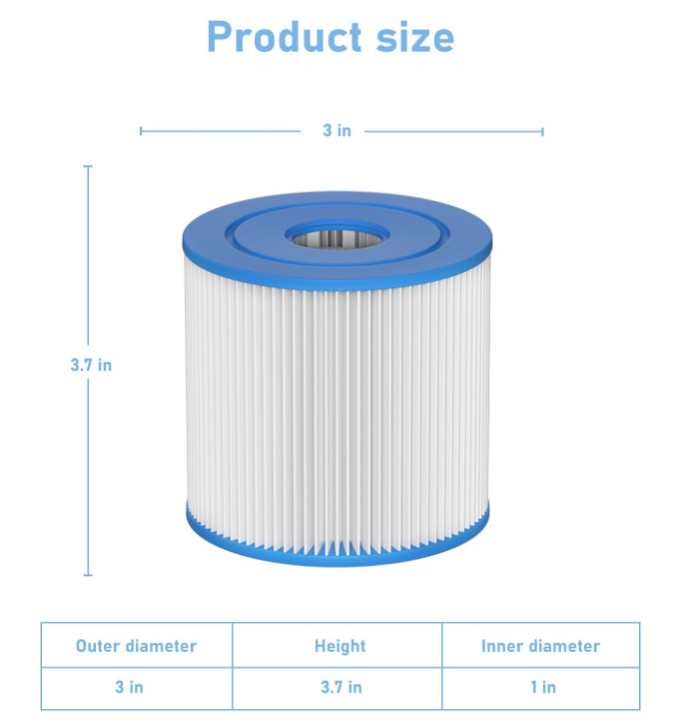 8pcs Swimming Pool Filter Cartridges Summer Waves Replacement 58093 58381 58511E gallery