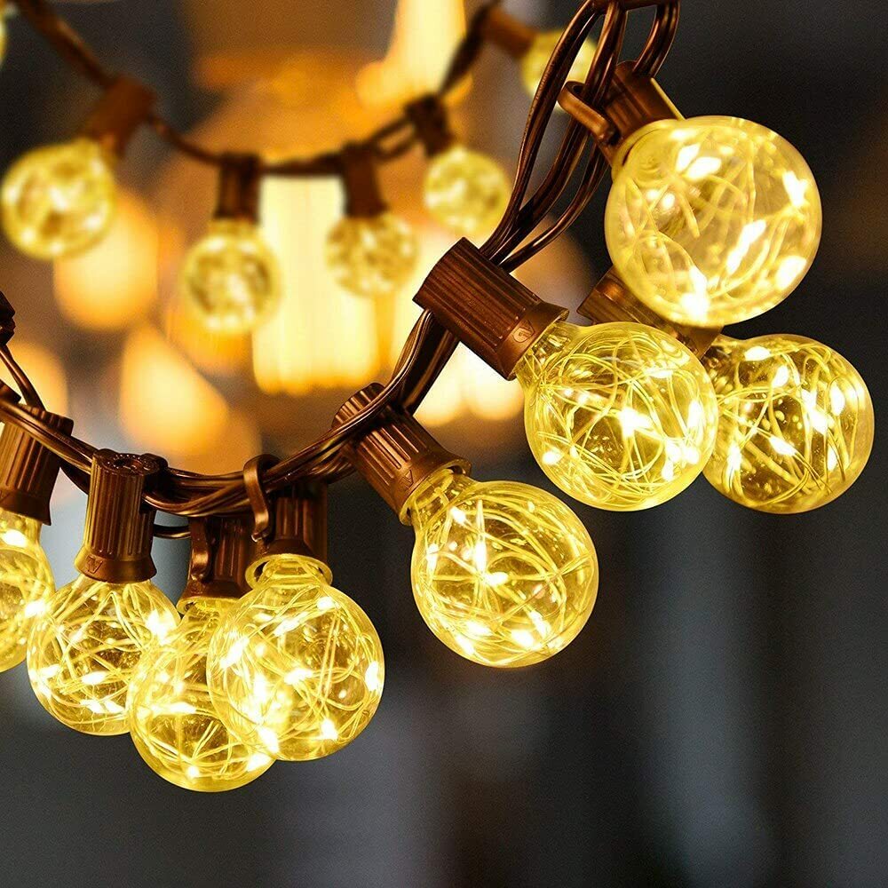38FT LED String Light with 30 Lights for Patio Garden Backyard Party Yard Deck gallery