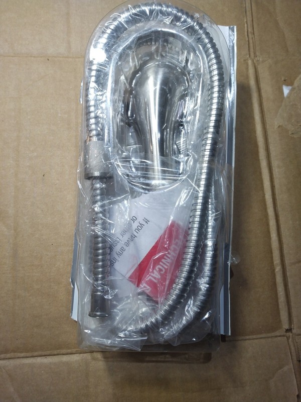 6-Spray 4 in. Wall Mount Handheld Shower Head in Chrome by Glacier Bay gallery