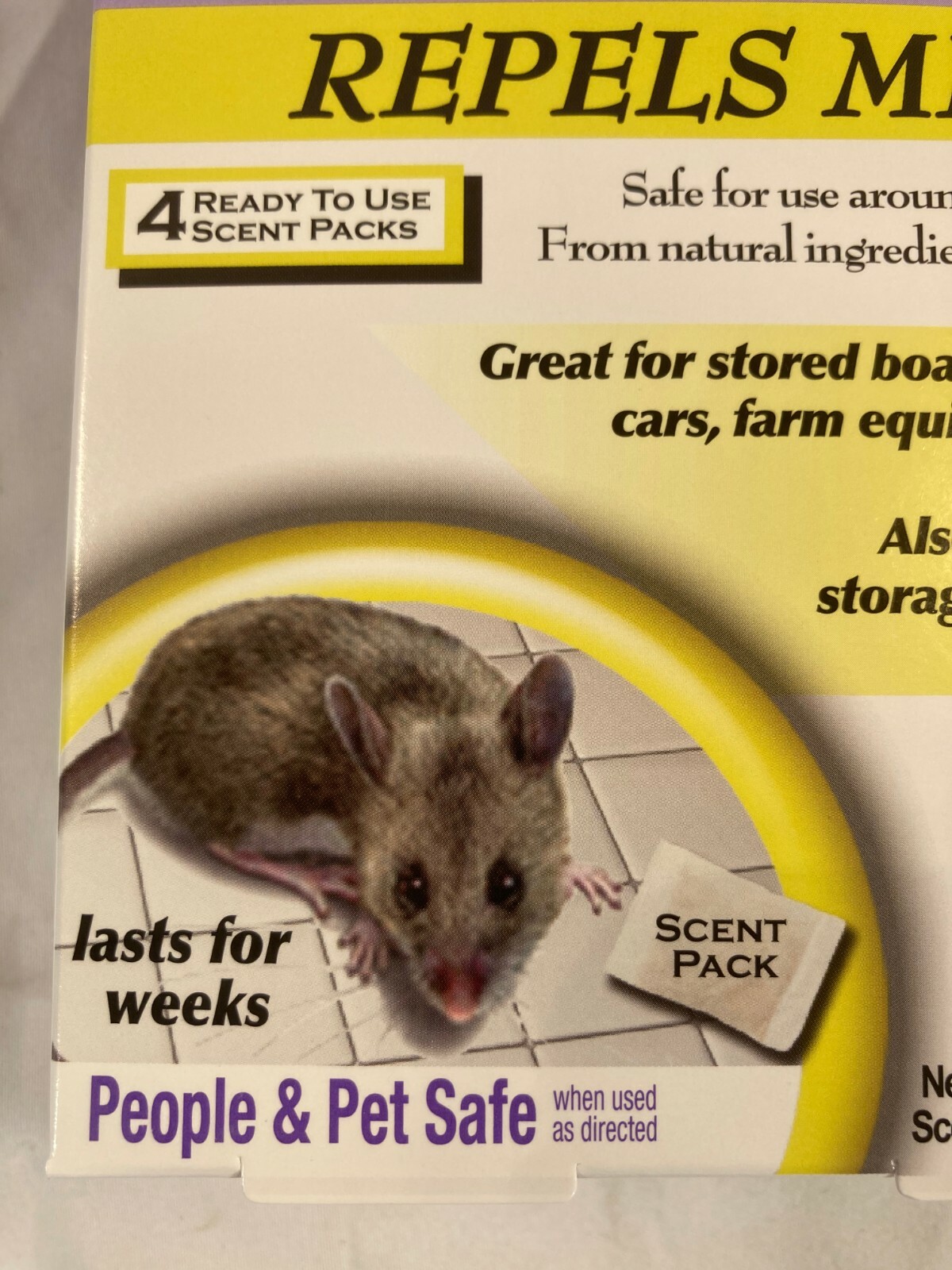 Bonide Mouse Magic Mice Repellent Bait. 4 Ready to use Scent Packs! Pet Safe gallery