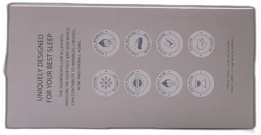 Yourfacepillow, Back Sleeper Beauty Pillow, Cervical Neck Pillow Contour Memory gallery