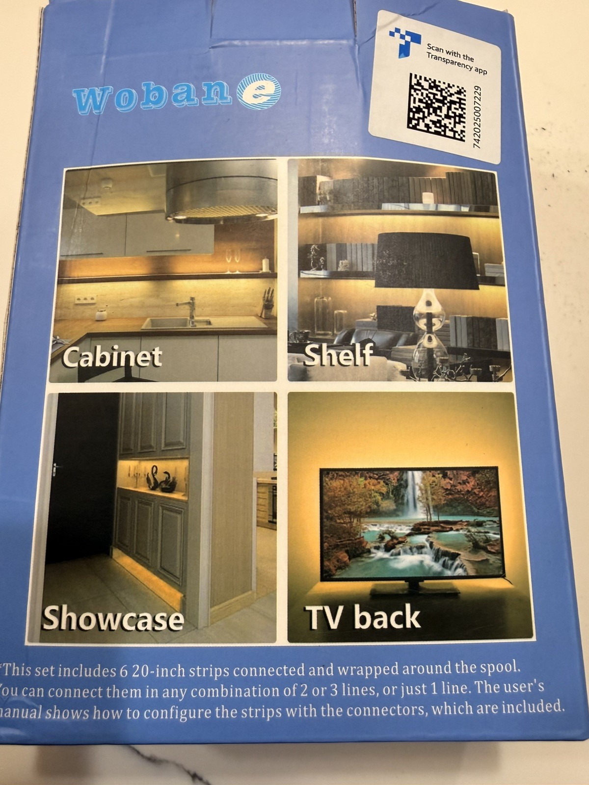 LED Cabinet/Room/Shelf/Back Lighting Light CS6 250 lumen gallery