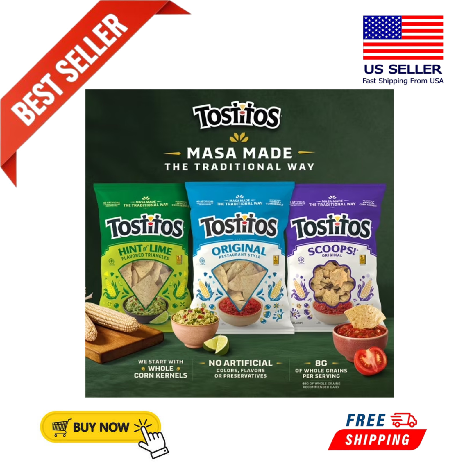 Tostitos Scoops! Party Size Tortilla Chips, 14.5 oz Bag gallery