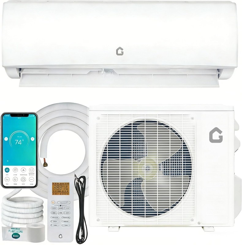 Mini Split A C & Heater Wall-Mounted Ductless 17 SEER Air Conditioner 11500 BTU gallery