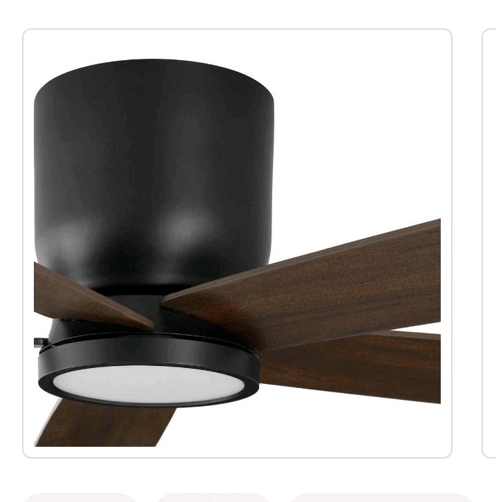 Home Decorators Collections 52 inch Ceiling Fan with LED Light - Brown Free Ship gallery
