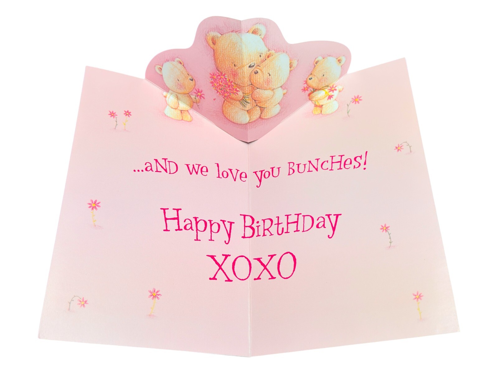 Cute HAPPY BIRTHDAY Card FOR MOM, Teddy Bears, by American Greetings + Envelope gallery