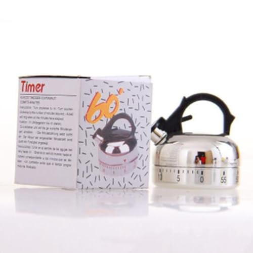 Mechanical Kitchen Timer 3 Inch Small Cooking Timer with Manual Wind-up for gallery