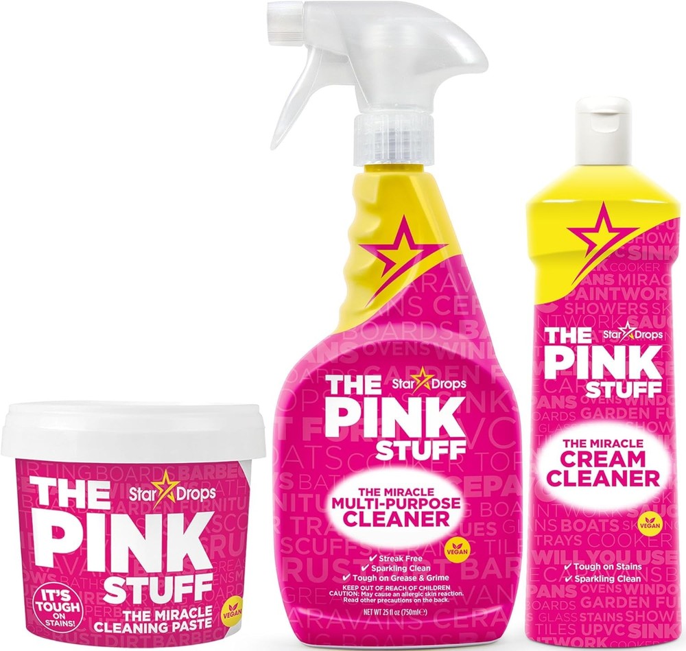 Miracle Cleaning Bundle – Multi-Purpose Paste, Spray & Cream (3-Pack)