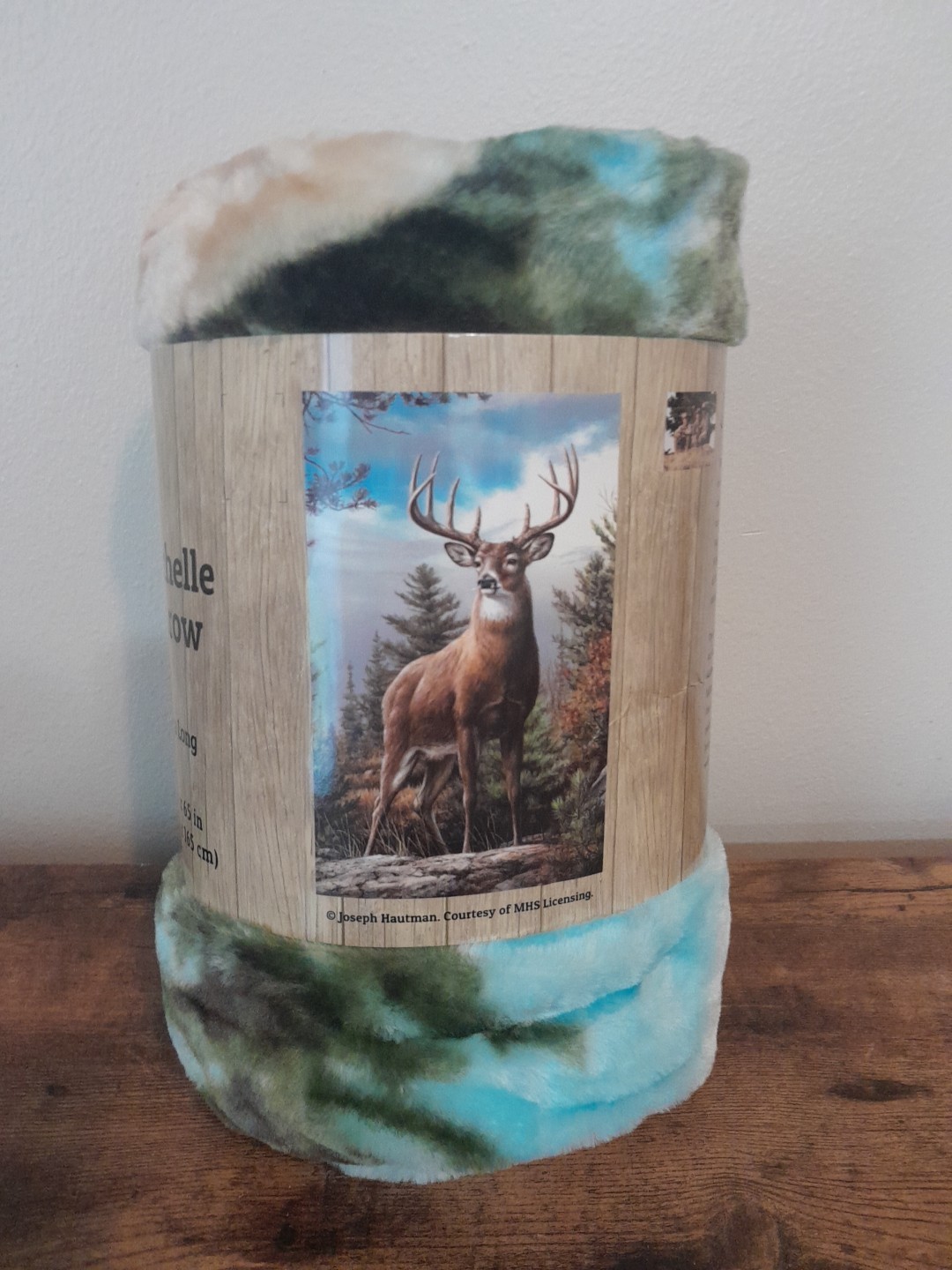 Rachelle Throw Deer Blanket 40X65in Extra Long NWT gallery