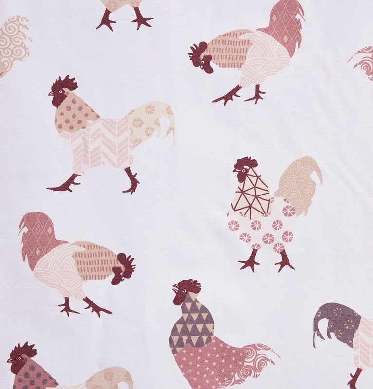 3pc Small Windows Curtains Set:2 Tiers (24"x36") & Valance (54"x14") ROOSTERS,MS gallery