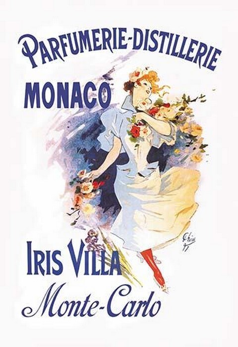 Parfumerie-Distillerie - Monaco by Jules Cheret - Art Print gallery