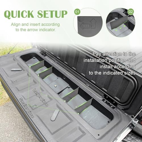 Tailgate Storage Dividers Compatible with Chevy Colorado/GMC Canyon 2026 2025 gallery